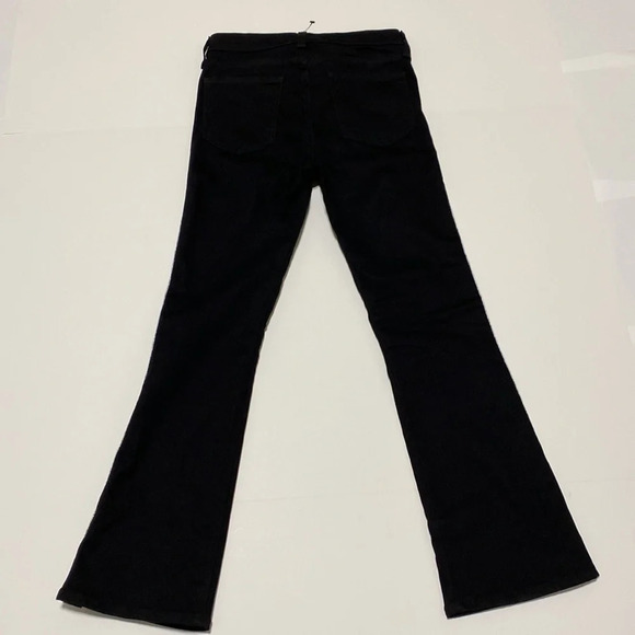 Veronica Beard Black Carolyn 10" Baby Boot Raven Cropped Ankle Jeans Size 25 - Picture 8 of 9